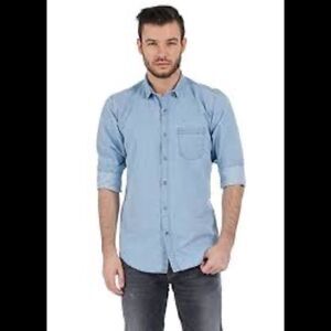 Tom Tailor Regular Fit Blue Shirt Medium
